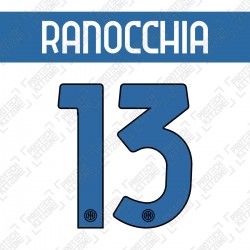 Ranocchia 13 (Official Inter Milan 2020/21 4th Club Name and Numbering)